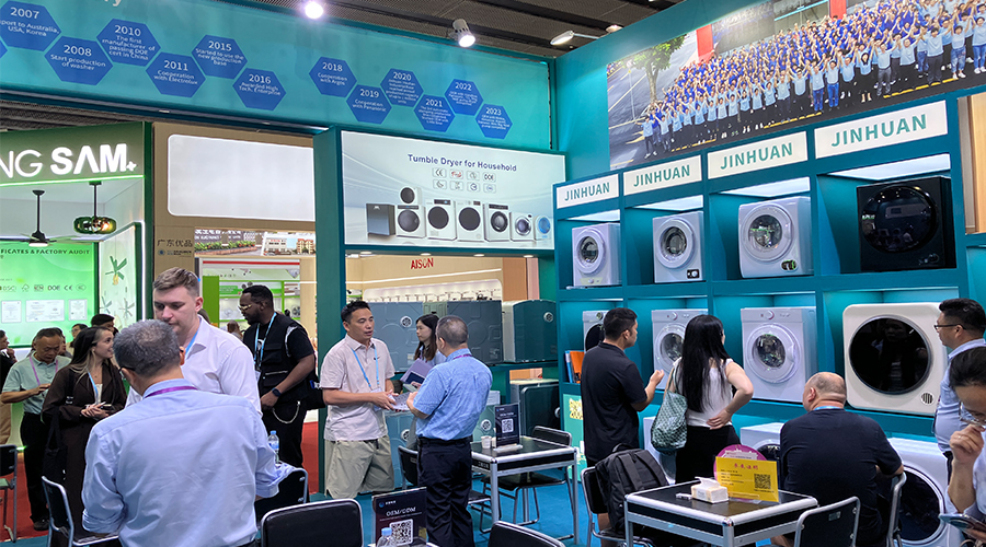 廣交會新老朋友齊聚，金環(huán)電器展位人氣旺