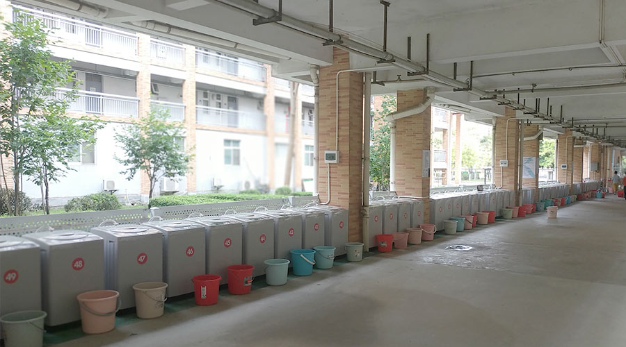 好評(píng)度高！江門一中學(xué)校又雙叒續(xù)單金環(huán)電器共享洗衣機(jī)