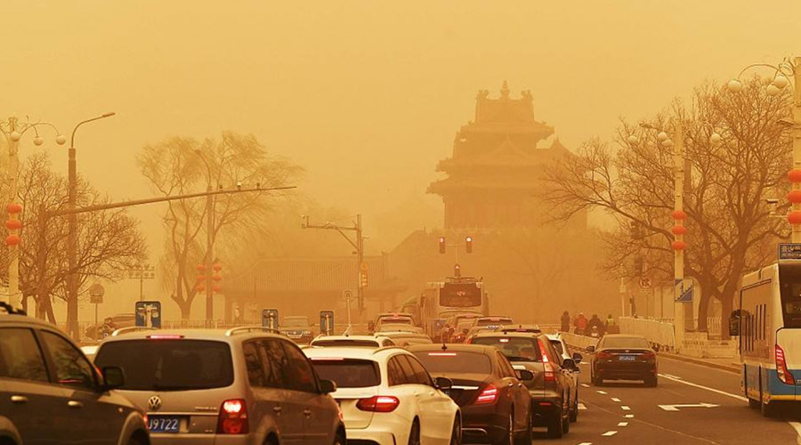 北方今年首場沙塵來襲！沙塵暴下衣服干衣機的干衣優(yōu)勢