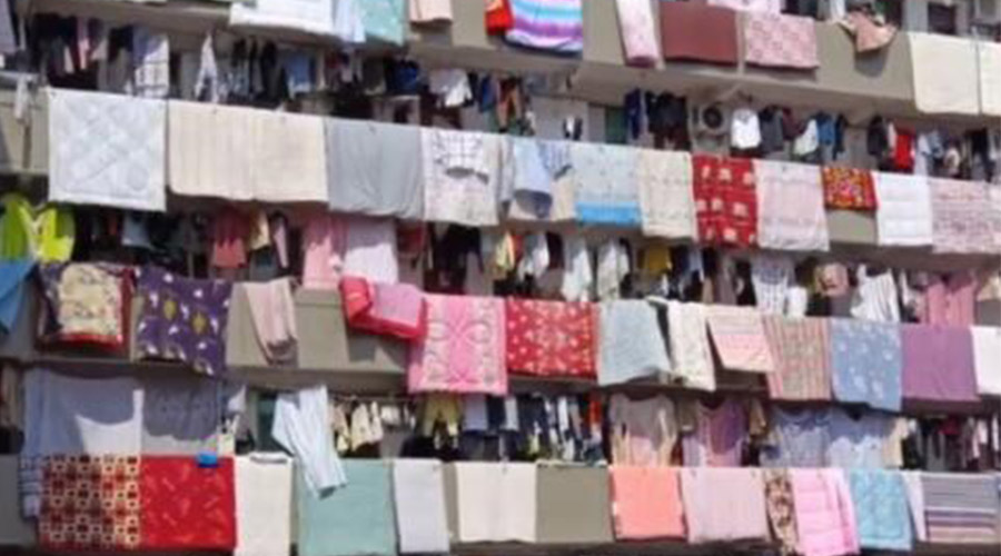 學?，F曬被大場面！滾筒衣服烘干機即烘即干大件棉被 便捷好用