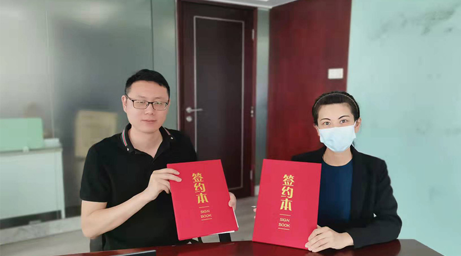 祝賀！金環(huán)電器與寧波某品牌電商客戶再次合作，簽約成功！