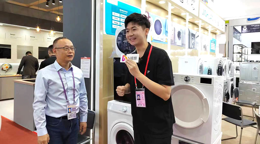 廣交會(huì)熱點(diǎn)！央視、新華網(wǎng)等媒體聚焦金環(huán)電器滾筒干衣機(jī)